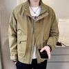 Men's Windproof and Rainproof Jacket Spring Work Jacket Casual Youth Men's Stand Collar Hoodless Clothes
