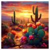 5d DIY Алмазная картина, вышивка крестом, кактус, цветок, пейзаж, алмазная вышивка, мозаика, полный круглый дрель, домашний декор, искусство