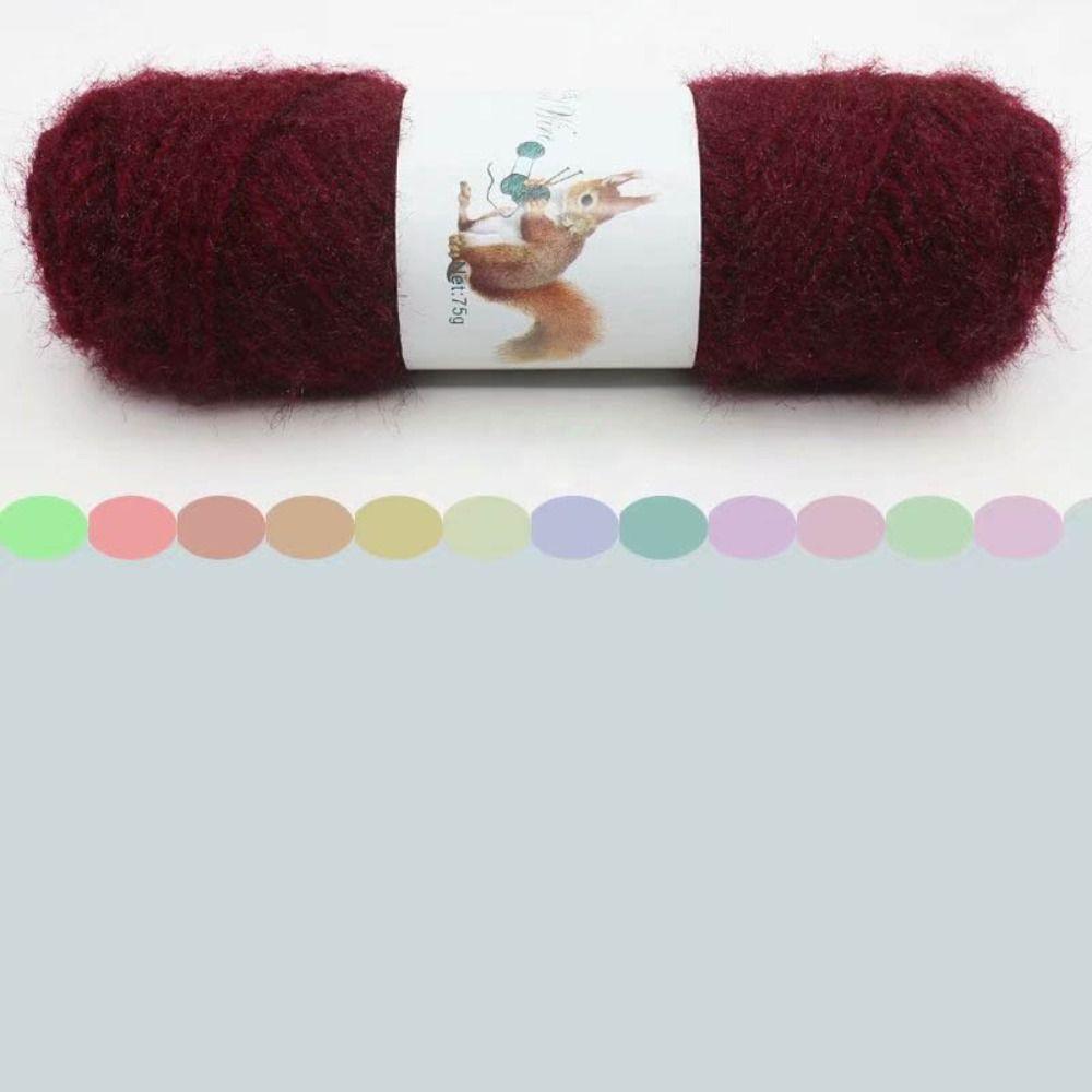 Связанный вручную мягкий шарф Детская пряжа Вязание шерстяная текстурная пряжа Хлопковая пряжа Толстая вязка крючком