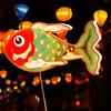 Carp Lantern DIY Handheld Chinese New Year LED Fish Lantern for Party Traditional Festival Decorations