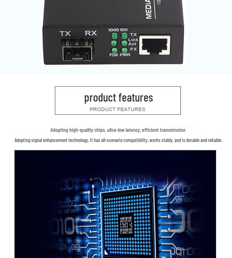 Гигабитный SFP оптоволоконный трансивер с LC-интерфейсом - 1 оптоволокно, 1 медь, 1000 Мбит/с.