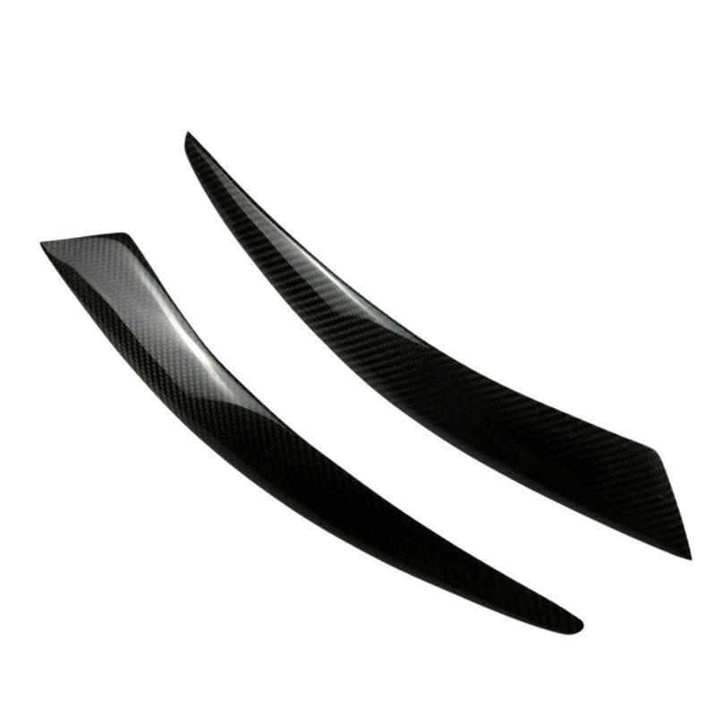 For Bmw Z4 E85 2002-2008 Front Headlight Carbon Fiber Trim Sticker Eyebrow Eyelid Car Head Light Accessories