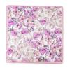 100% Mulberry Silk Square Scarf 53x53cm Floral Print Neckerchief Women