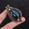Labradorite Pendant Copper Wire Wrapped Pendant Handmade Pendant Copper Jewelry Designer Pendant Gifts For Her Wire Wrapped Gemstone Jewelry