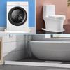 Anti-Splash Shower Strip Bathroom Shower Water Stopper Easy To Clean Effortless To Maintain Flexible And Elastic Material