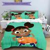 3pcs Yakka Dee Bedding Set Duvet Cover Closure Includes 1 Duvet Cover & 2 Pillowcases, Soft and Comfortable for All Seasons.