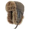 Winter Hat Thick Warm Men Women Fur Hat Male Windproof PU Leather Ski Earflap Cap Hat