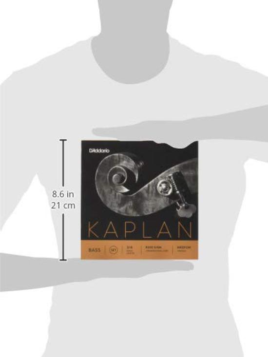 Деревянная основа Струны Kaplan Двойной набор K610 Среднее натяжение D'Addario (Контрабас) 3/4М []