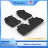 Водонепроницаемые износостойкие коврики из углеродного волокна для Toyota Vios, FS, Yaris, L, C-HR
