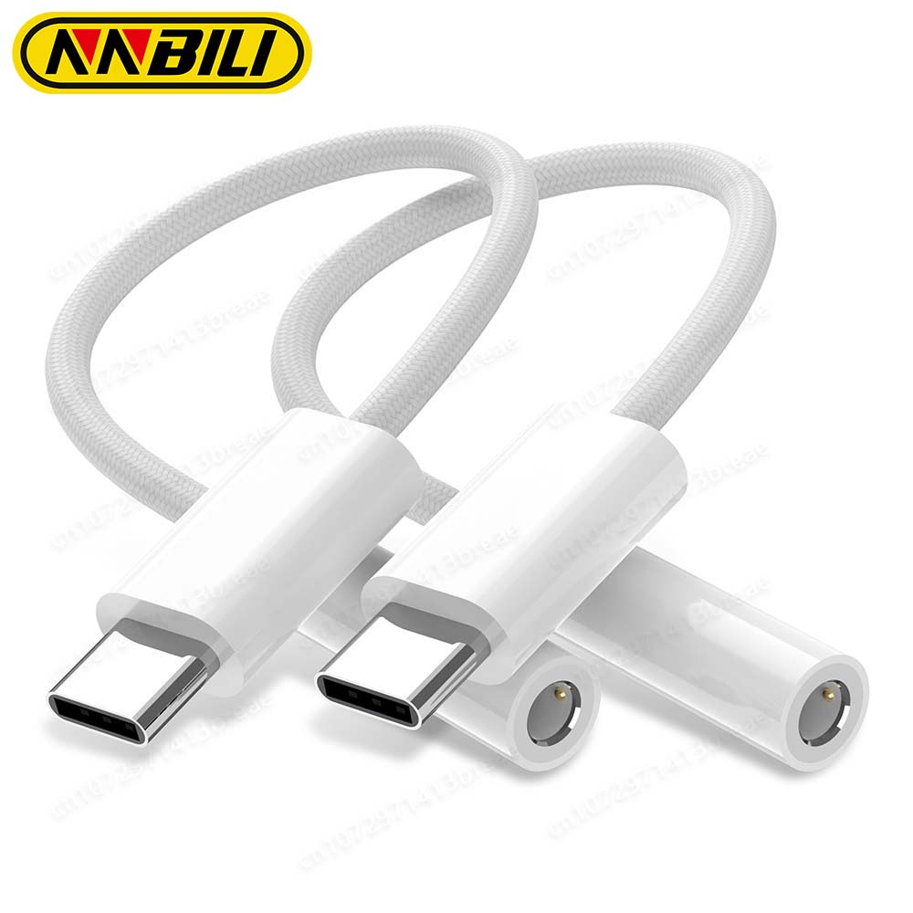 NNBILI 1-2 шт. Адаптер USB C на разъем для наушников 3,5 мм Кабель-переходник USB C на Aux для iPhone 15 Pro Max iPad Pro MacBook Samsung