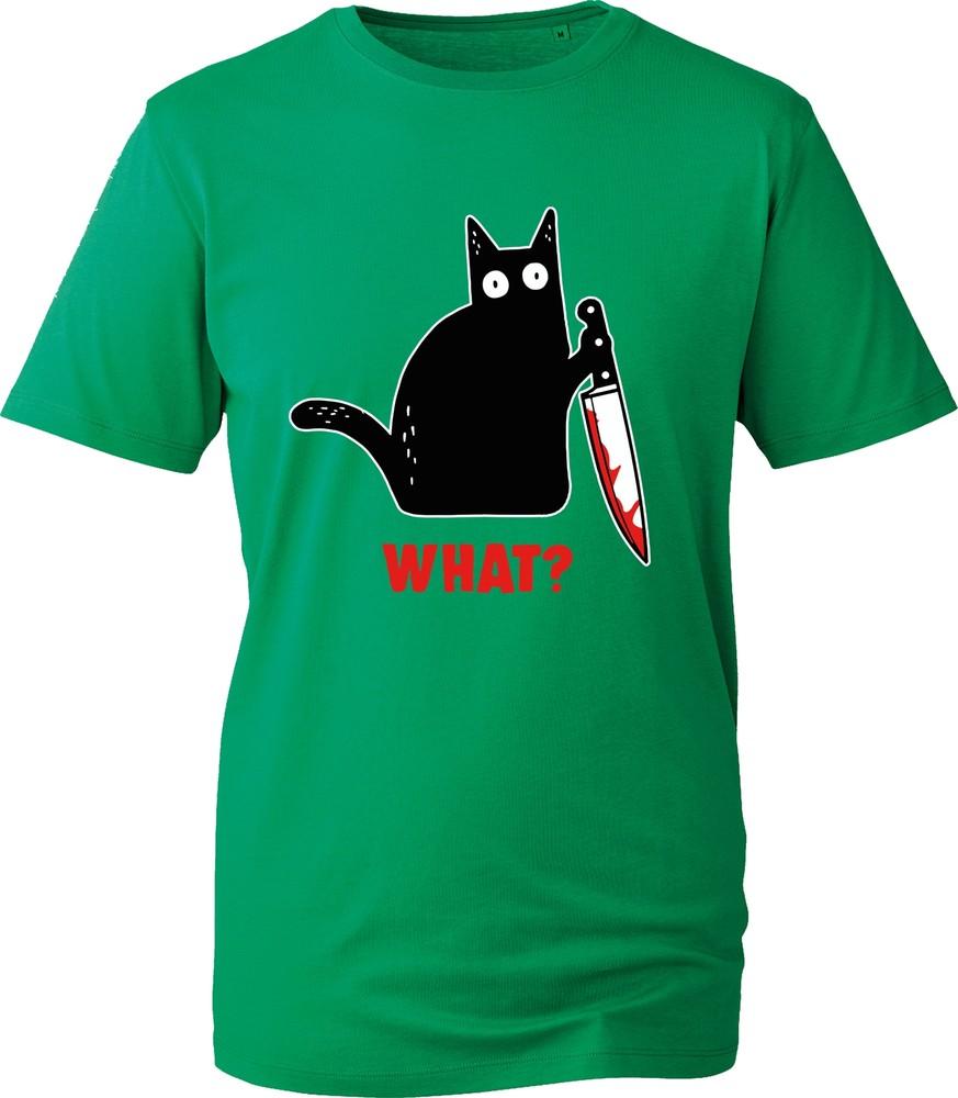 What Killer Cat Halloween T Shirt Scary Funny T Shirt Unisex T Shirt Tee Top