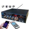 Мини Аудиоусилитель BT-309A-B 35Вт x 2 / Bluetooth USB SD FM AUX Микрофонный вход с эхо / DC12В / AC220В Усилитель мощности