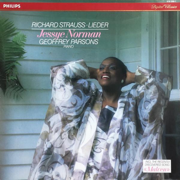 Виниловая пластинка RICHARD STRAUSS JESSYE NORMAN GE Lieder 4162981 Philips Digital 1986 Европа Классическая Б/у
