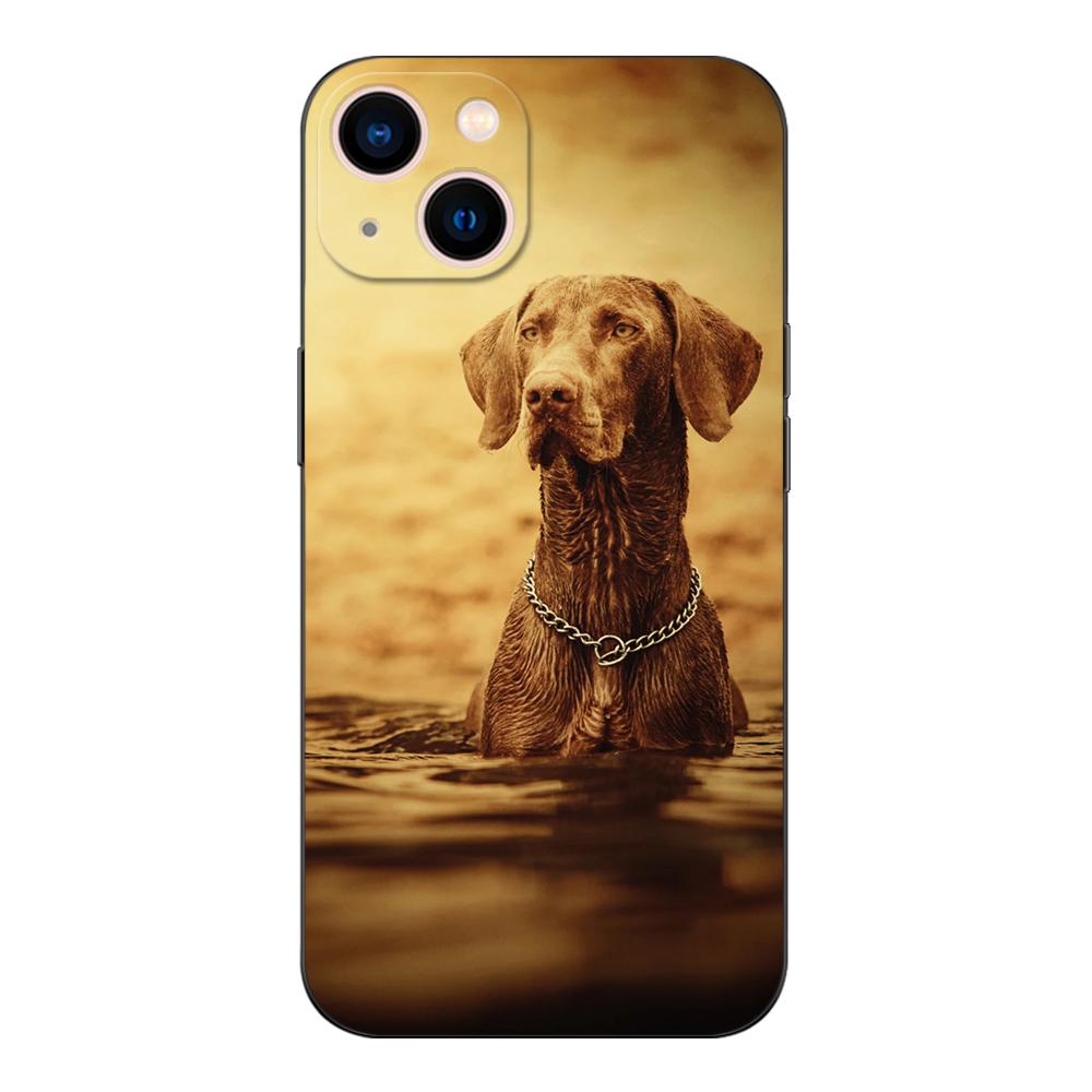 Черный ТПУ чехол для Vivo Y52 Y70 Y70s Y70T Y71 Y71A Y72 Y73S Y75 Y76 Y75 Y81 5G 2020 веймаранер