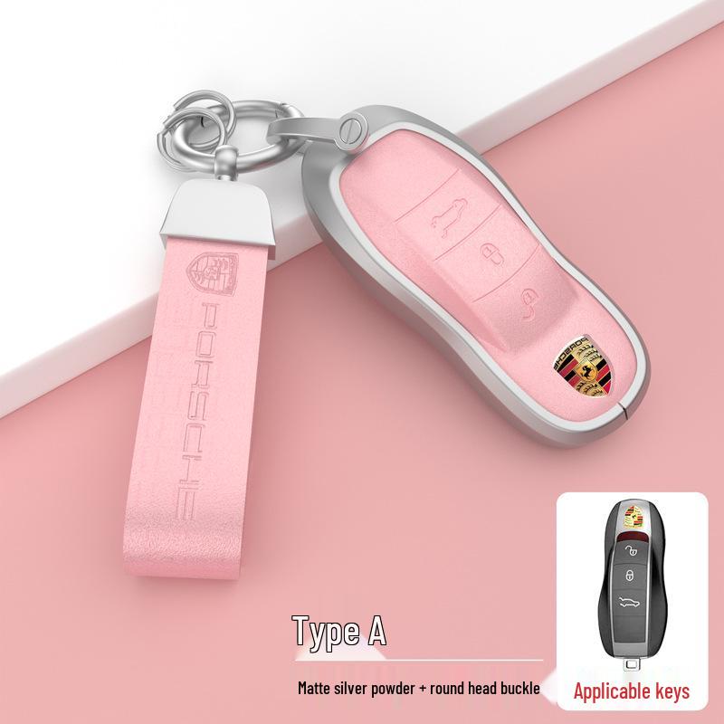 Porsche Key Case for Panamera, Macan, Cayenne, Taycan, 718, 911