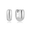 ANIA HAIE Silver Mini U-Shaped Huggie Hoop Earrings 925 Silver E067-08H