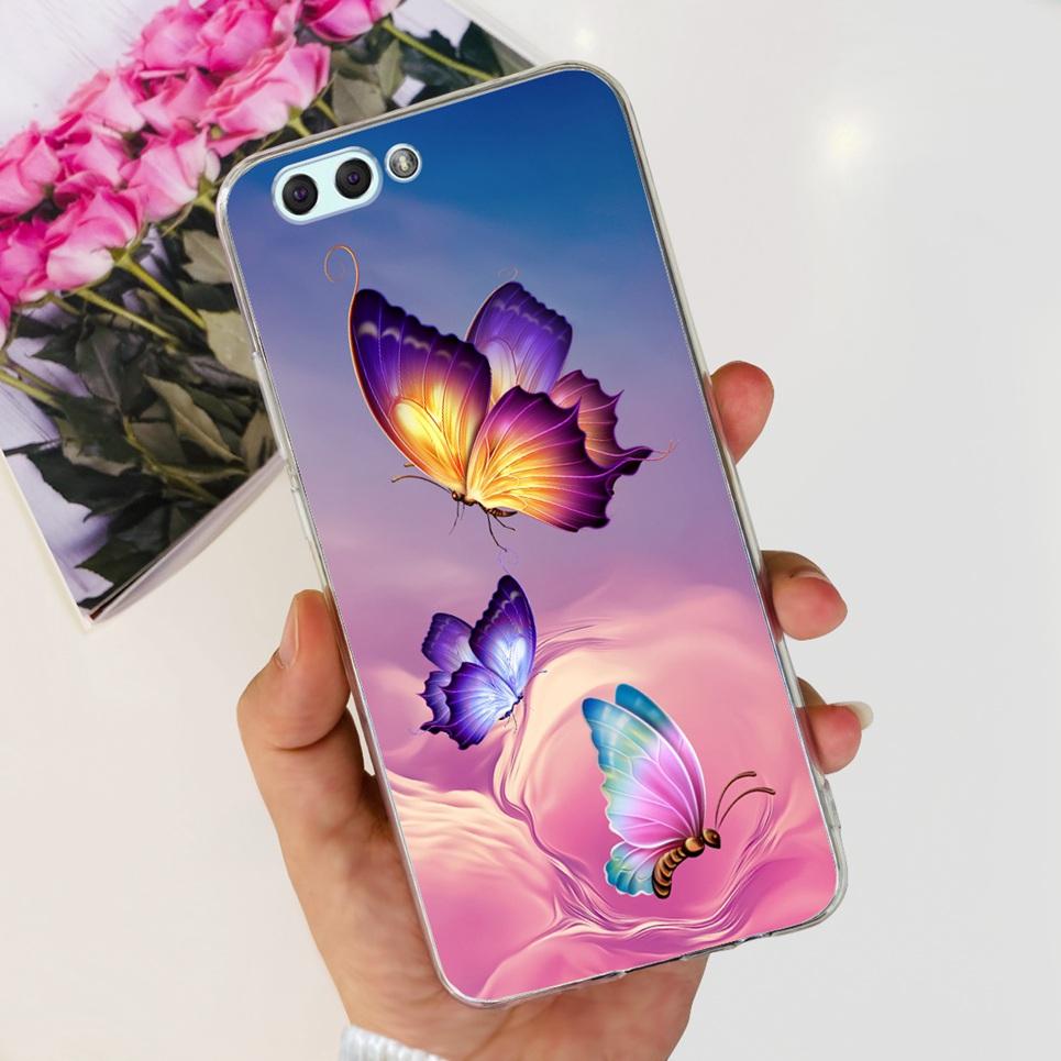 For ASUS ZENFONE 4 ZE554KL / 4 MAX ZC554KL Case Girly Flower Cartoon Dragone Design Transparent Soft Silicone Back Cover Coque