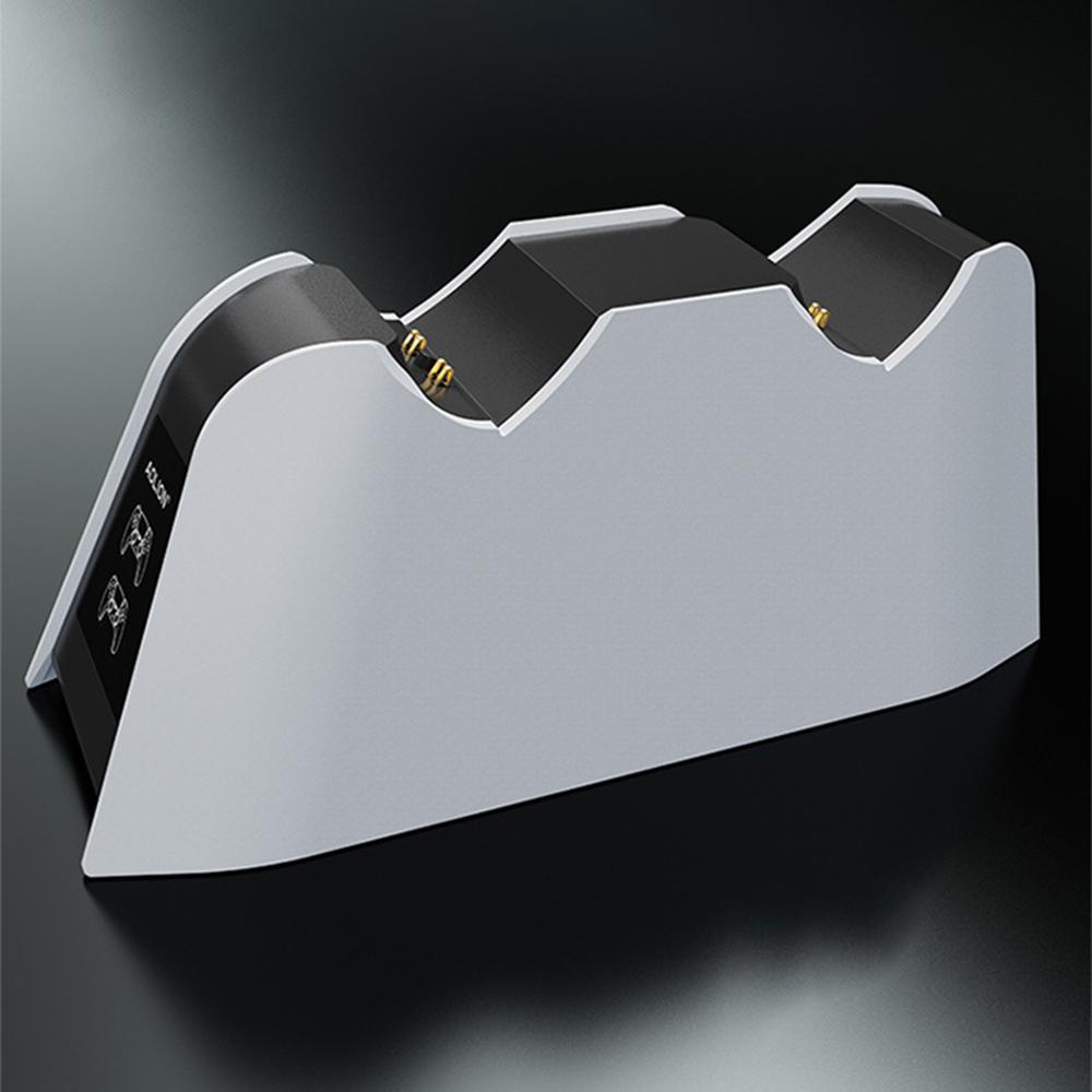 Док-станция AOLION ALP500701 с двумя слотами для быстрой зарядки для Sony PS5 DualSense Edge Controller Charger со светодиодным индикатором