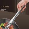 Щипцы для кухни и барбекю из нержавеющей стали 316, устойчивые к высоким температурам
