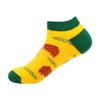 Men's Quality Business Ankle Socks Casual Novelty Graffiti Food Geometric Lattice Colorful Summer Happy Combed Cotton Short Sock