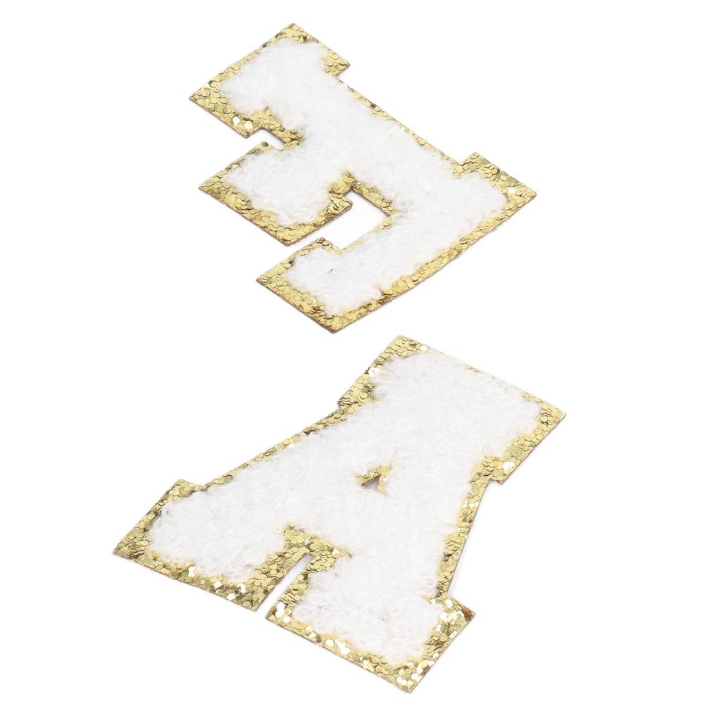 26pcs Iron On Embroidered Patches Embroidered Design Alphabet Patches  Bags Decoration