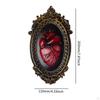 Heart Wall Sculpture Photo Frame Resin Art Craft Artwork Halloween Decoration Gothic Decor