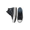 Converse Eva Lift Высокие детские парусиновые кеды Детские кроссовки Черные Синие 672117C