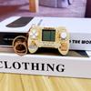 Electronic Capybara Keychain Game Controller Game Console Pendant Mini Game Keychain  Backpack