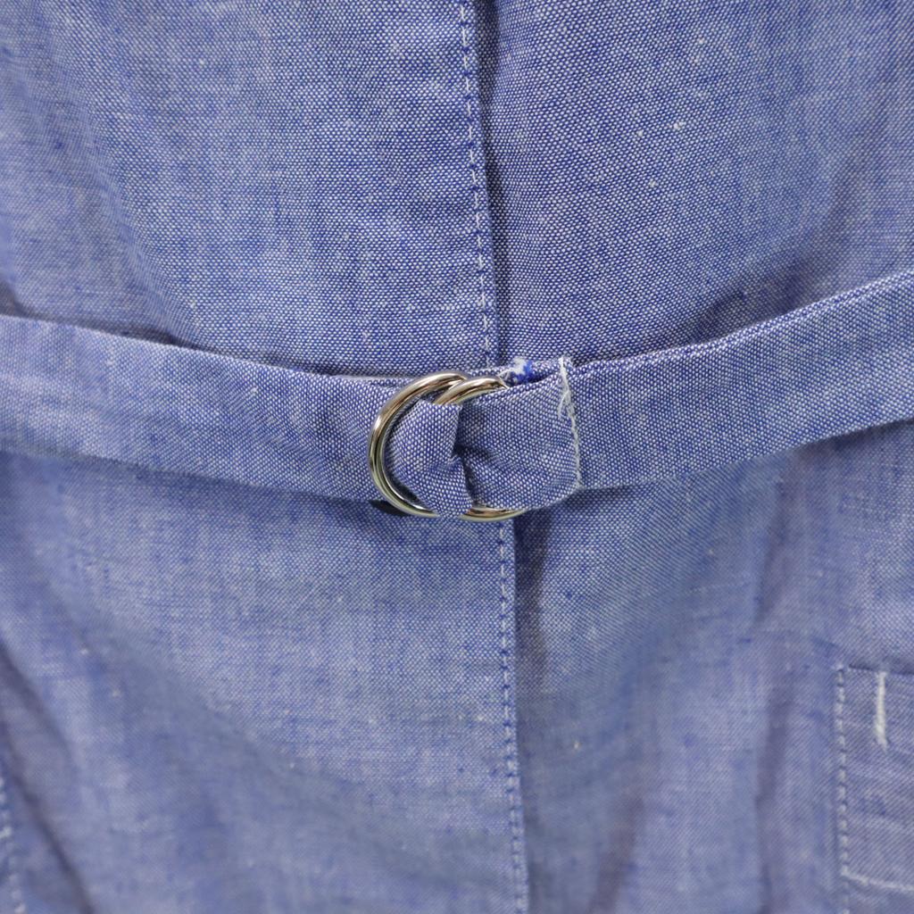 Fraizzoli Made In Italy Short Sleeve Shirt Dress 40 Blue Purple Women Used