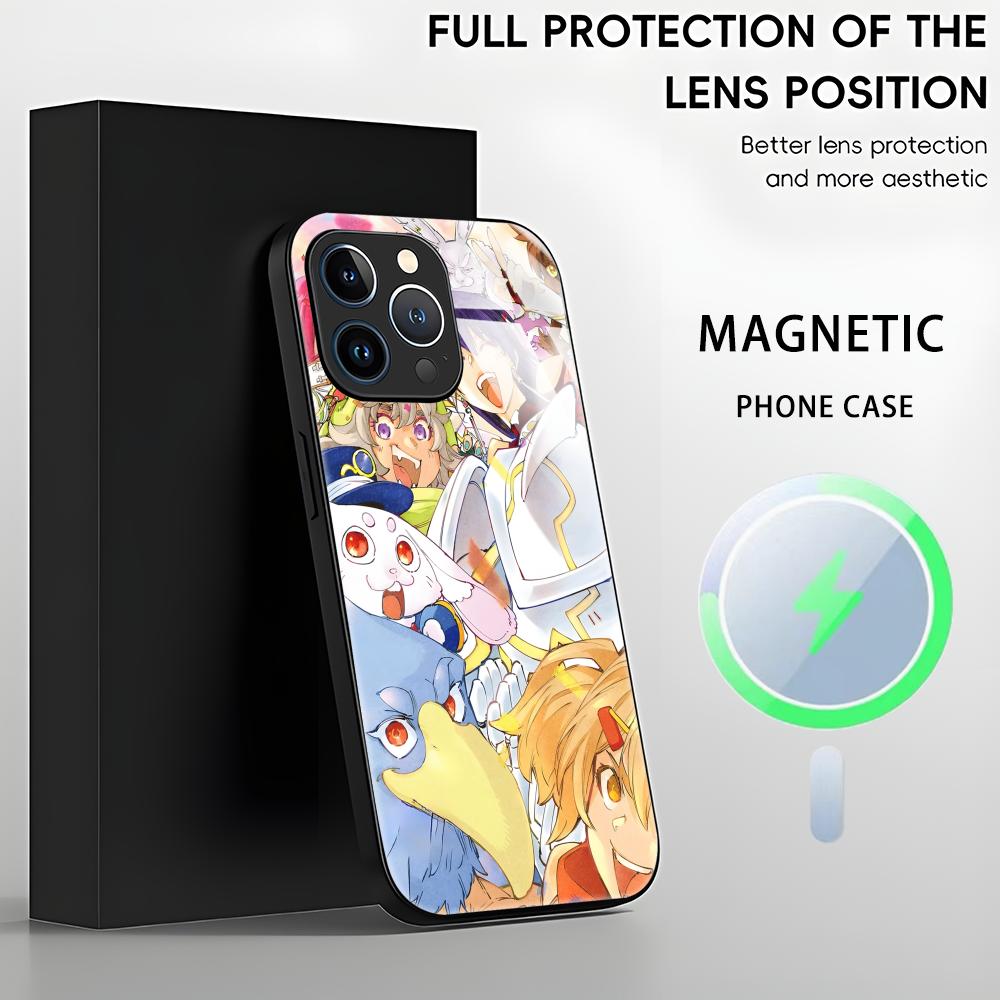 Shangri-La Frontier Phone Case For iPhone17 16 15 14 13 12 11 X XR XS 8 Plus Mini Pro Max Glass Magnetic Case