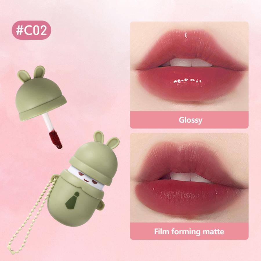 Легкая антипригарная чашка с водяным туманом Liptint Glaze Верхняя пленка для губ и матовая жидкая помада для макияжа