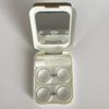 Two Pack Contact Lens Case For Girls Portable Mini Contact Lens Box Contact Lens Container Soak Storage Kit