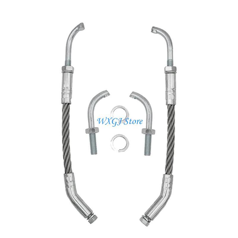 37JE Ice Scratchers Pair for Reverse Non Reverse Snowmobiles Enhanced Performances