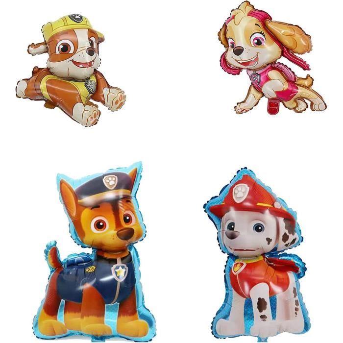 Ensemble de fête - pat' patrouille - anniversaire - 20 ballons latex - 5 ballons aluminium - réutilisables