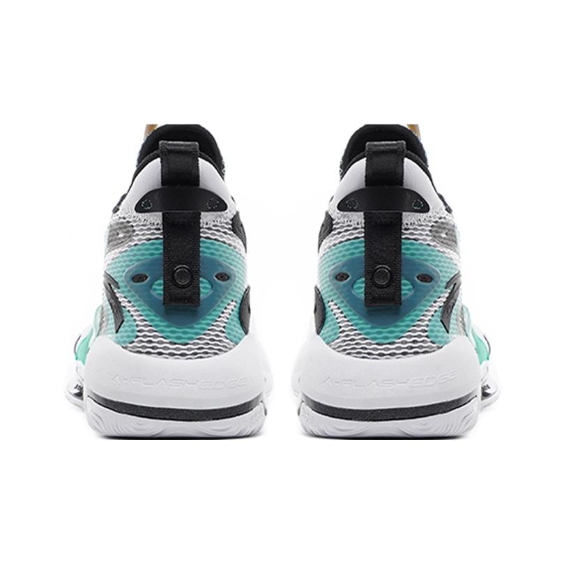 Anta Мужские кроссовки Shock The Game 5 Crazy Tide Белый Зеленый Черный 112131601-1