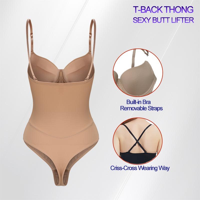 Women Corset Shapewear Bodysuit With Underwire Steel Bones Tummy Control Butt Lifting