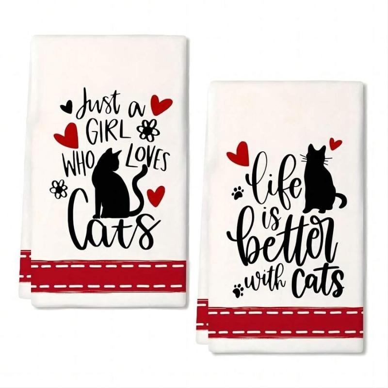 2 шт. кухонных полотенец, наборы полотенец, Супервпитывающие мягкие чистящие салфетки, кухонный декор, кухонные принадлежности, бытовые принадлежности, чистящие салфетки