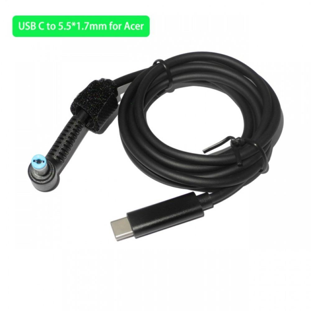 Кабель для зарядки Type C - DC USB C PD, адаптер питания для ноутбука USB C, конвертер для ноутбука/ноутбука