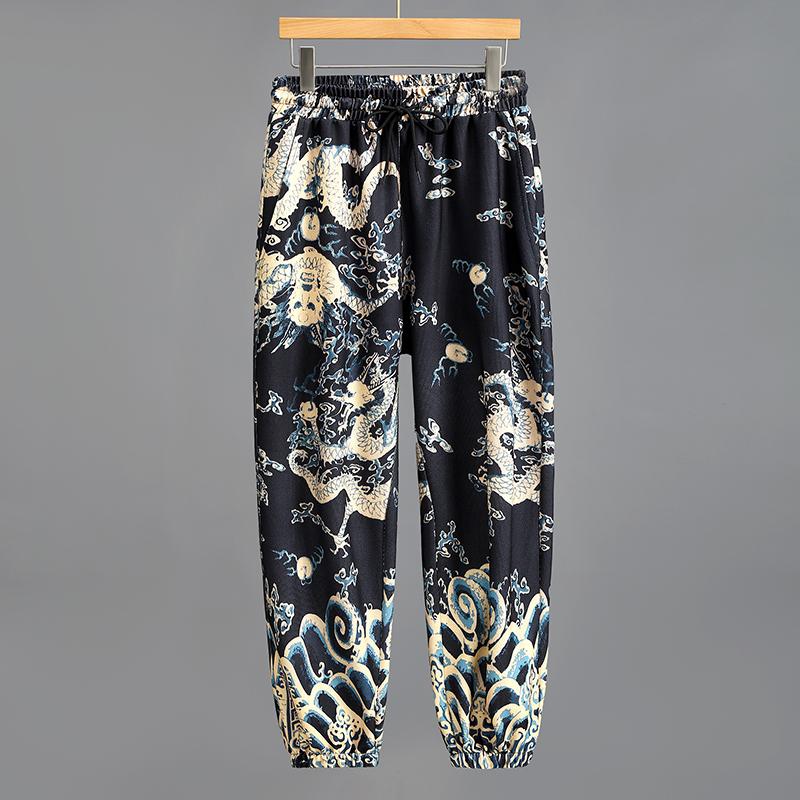 Большие размеры 5XL-11XL, брюки-шаровары для мужчин, летняя модная уличная одежда, длинные брюки с эластичной резинкой на талии, высокое качество