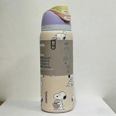 Owala Snoopy термобутылка из нержавеющей стали с крышкой-поилкой 24/32 унции