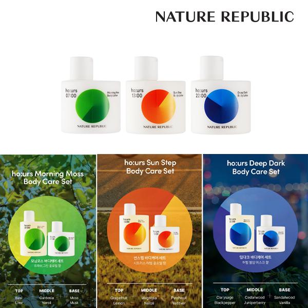 Парфюмированный лосьон для тела Nature Republic Hours, популярный в Корее.