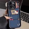 Чехол Ladder Shell Music Cartoon Cat, подходит для Apple 17 Pro Max/16/15/14/13 Pro