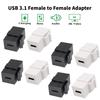1-5 шт. USB 3.1 Type C Keystone Jack Соединительные вставки Адаптеры «мама-мама» Разъем «мама-мама» для настенной панели