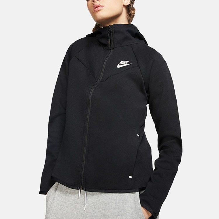 Nike Толстовки Женские с капюшоном Средняя кардиган BV3456-010