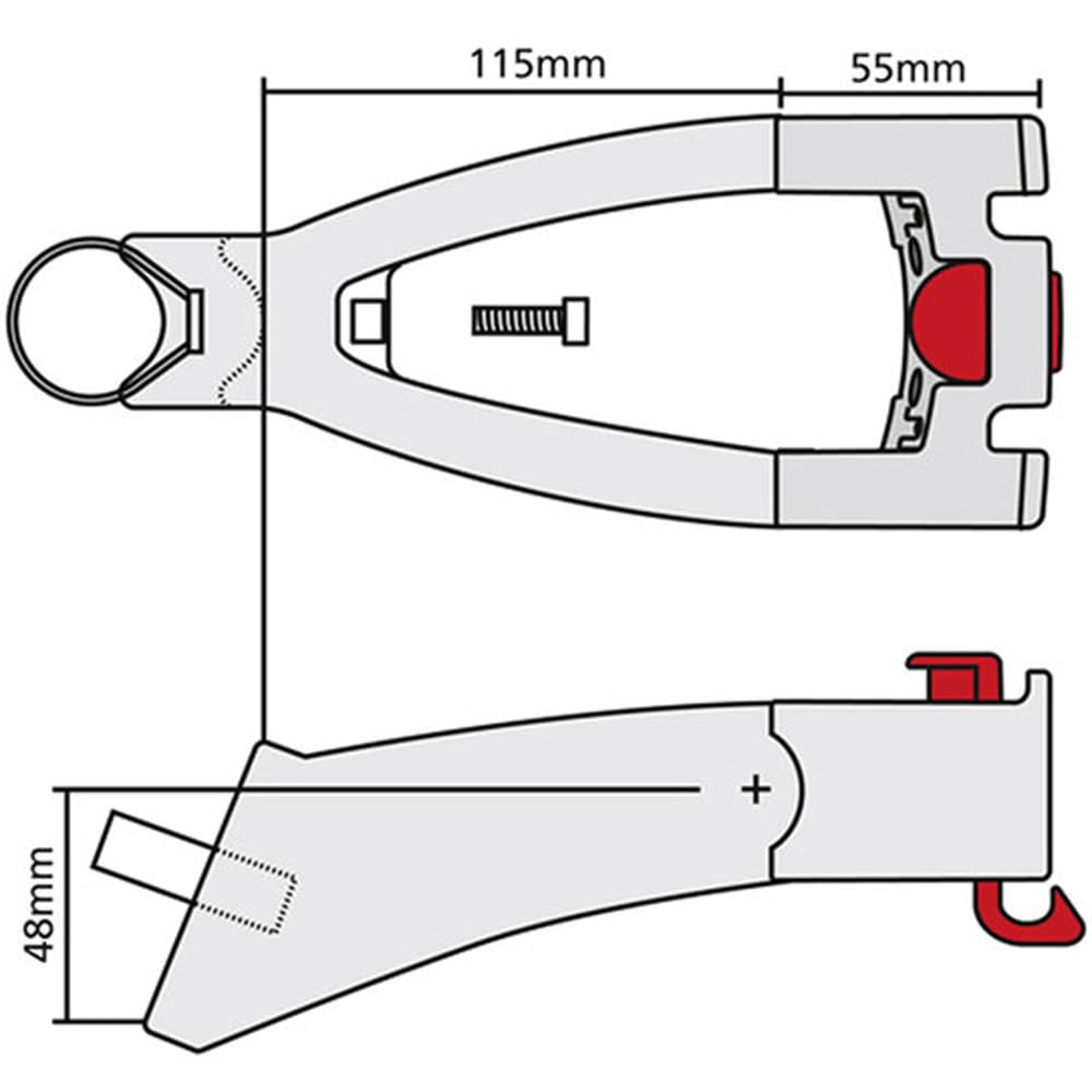 Расширитель RIXEN&KAUL CK810 (адаптер сиденья)