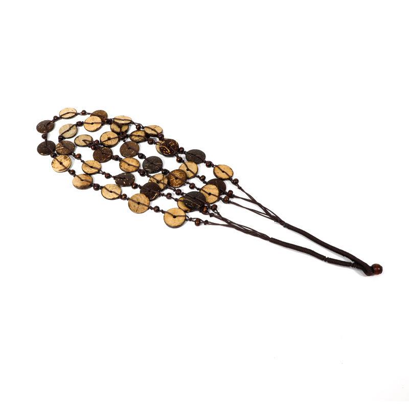 JMXD - Модное Преувеличенное Богемное Ожерелье Европейский и Американский Винтажный Этнический Стиль Ручной Работы С Бусинами Женские Аксессуары