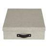 Porte courrier - Bigso Box of Sweden - 9451C5549LEA648 - Beige - Couvercle pratique - Rangement A3