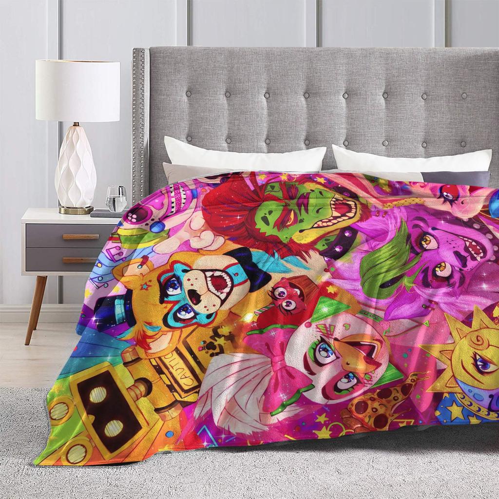 FNAF At Freddys Super Warm Blanket Child Plush Bedding Throws Street Trend Bedroom Flannel Bedspread Sofa Bed Cover