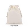 Cotton Cloth Gift Packaging Bag Drawstring Storage Bags White Canvas Bags for Candy Reusable Pouch Home Sundries Organize Sacks