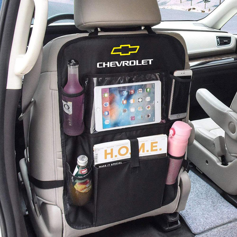 AABJT1 Car Seat Back Pocket Multi-functional Storage Bag For Chevrolet Cruze Lacetti Sonic Spark Sail Aveo Cobalt Malibu Captiva Camaro
